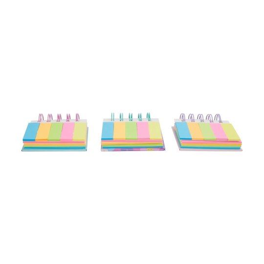 Spiral Sticky Note Pad - Random Selection