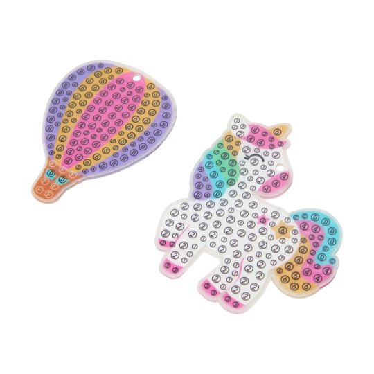 Make Your Own Gem Keychains: Gem by Numbers Keyring Set