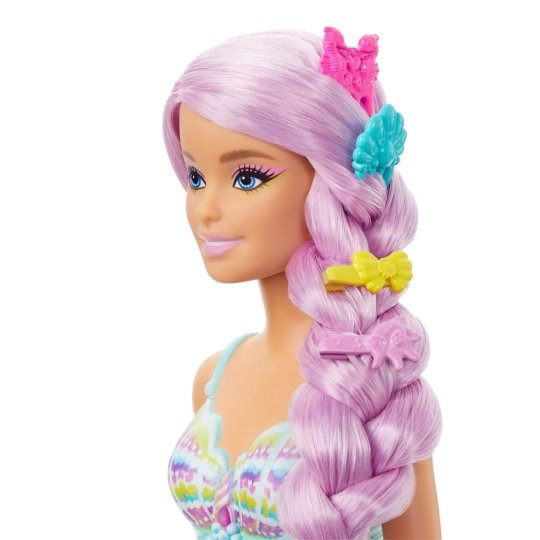 Barbie Mermaid Doll with Long Fantasy Hair and Accessories Playset